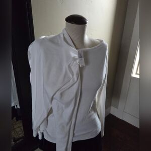 GAP White Long Sleeve Cami Tops Quantity Of 2 Size Medium